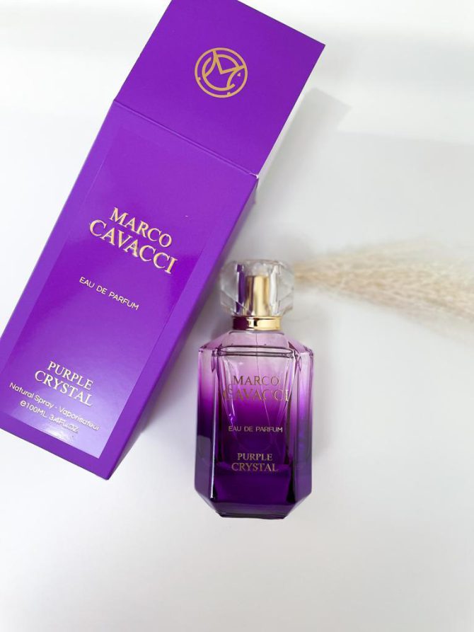Marco Cavacci Purple Crystal Perfume For Women 100ml